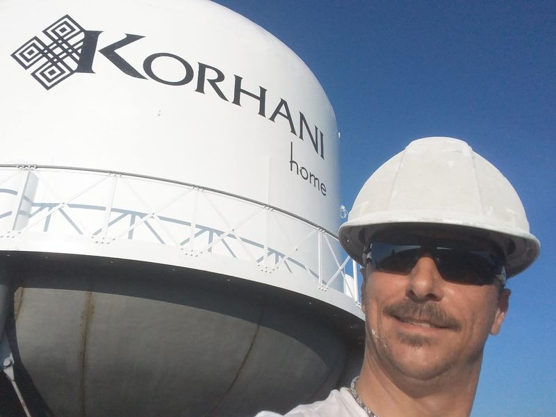 Peinture industrielle — Tour eau korhani 01 à Sorel‑Tracy