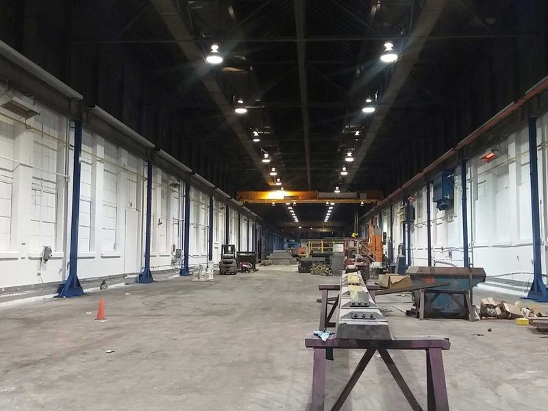 Peinture industrielle — Usine interieur hall 01 à Sorel‑Tracy